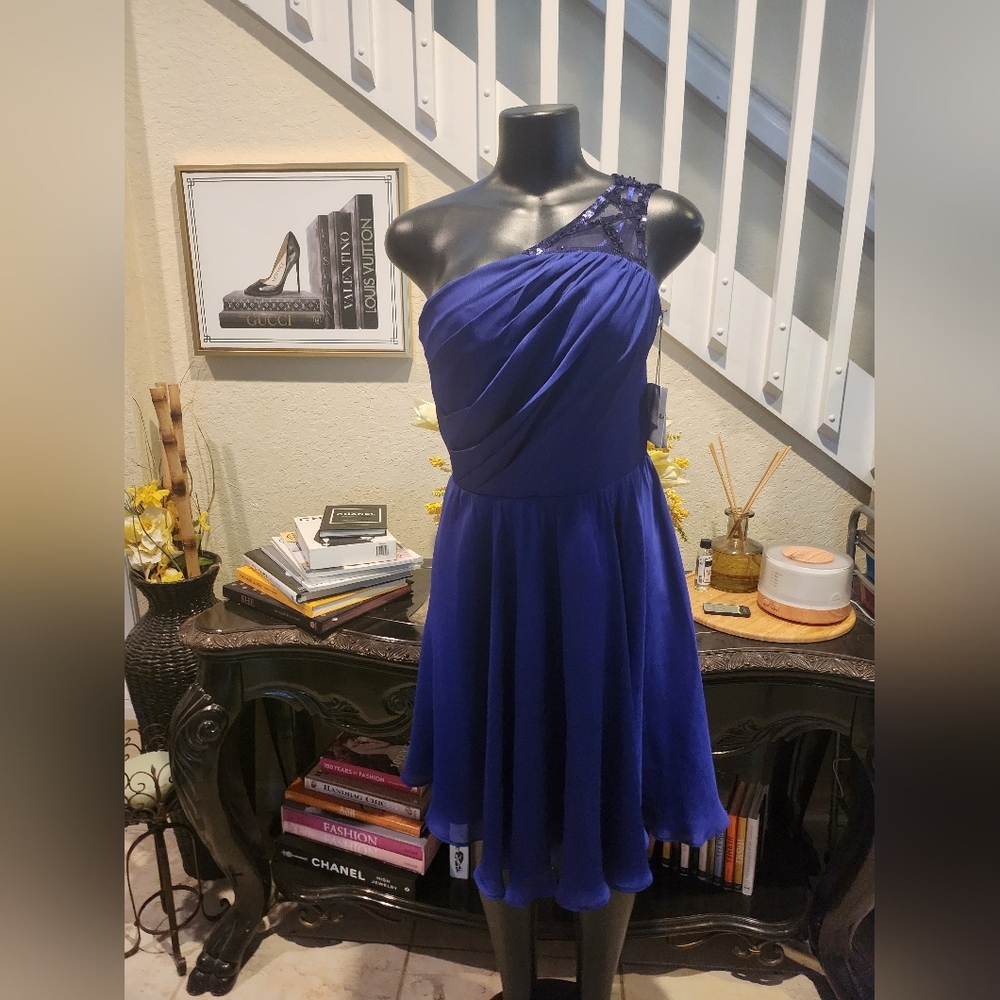Angel Sanchez dress size 8 NEW - PURPLE
